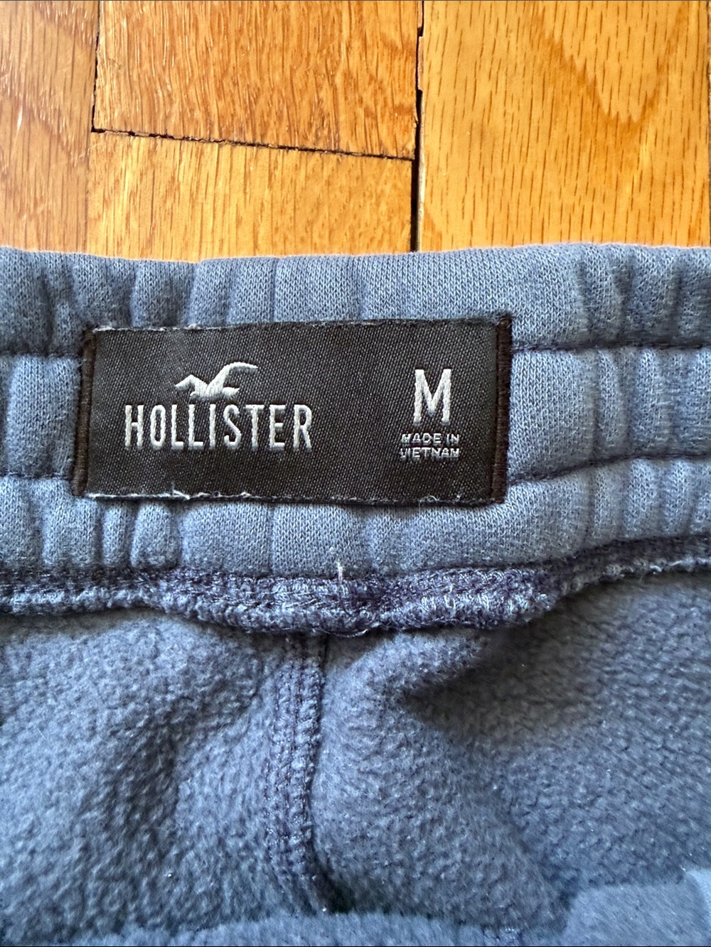Hollister Men's Slate Blue Fleece Joggers - M - Picture 2 of 2